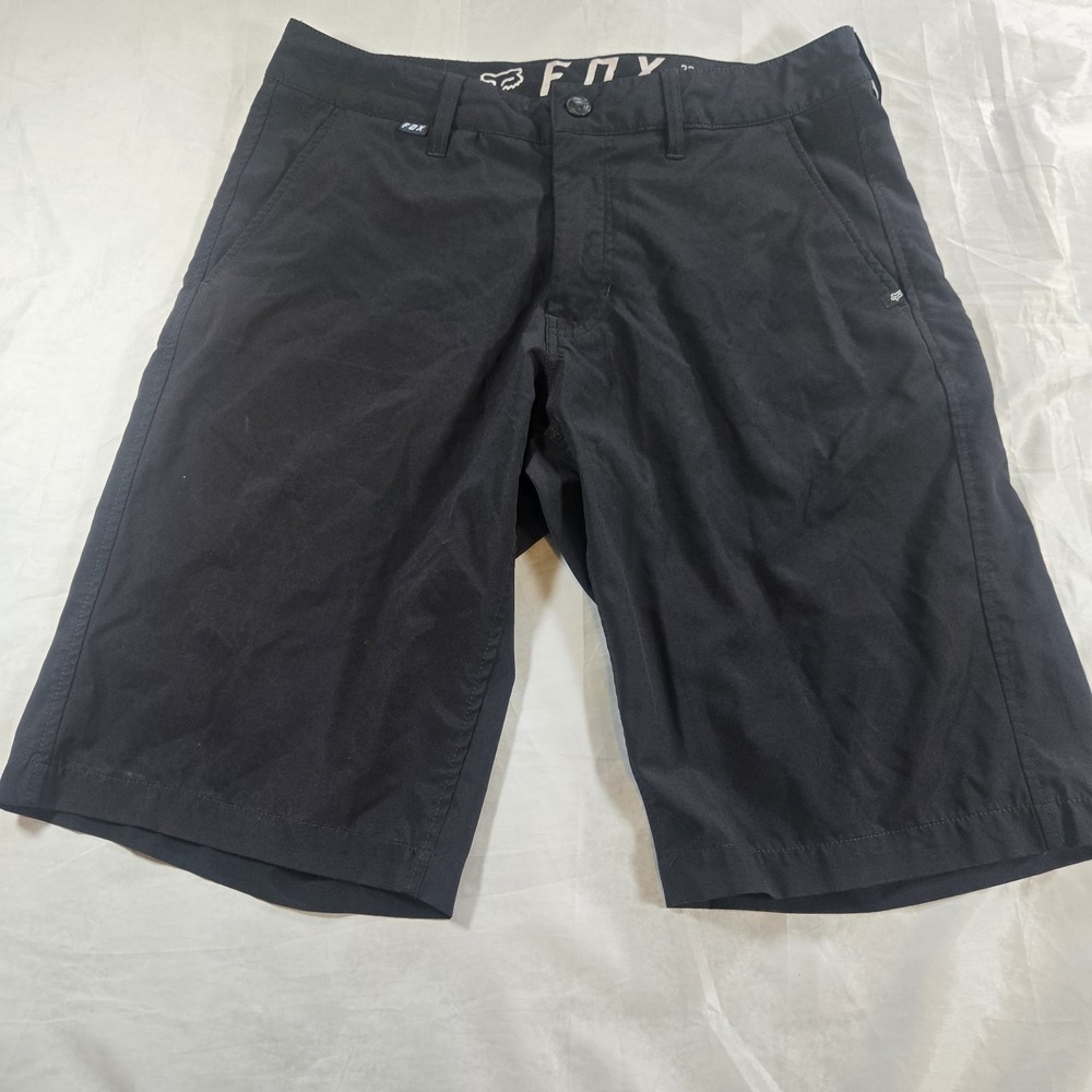 Fox Mens 32 Black MTB Bike Trail Shorts Cycling Hiking Outdoor Lightweight